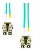 Image de ProXtend - Cordon de raccordement - LC/UPC multimode (M) pour LC/UPC multimode (M) - 10 m - 2 mm - fibre optique - duplex - 125 microns - OM3 - sans halogène - turquoise