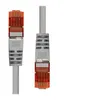 Image de ProXtend - Cordon de raccordement - RJ-45 (M) pour RJ-45 (M) - 7 m - 5.8 mm - paire torsadée écrantée (F/UTP) - CAT 6 - moulé, sans crochet, bloqué - gris