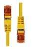 Image de ProXtend - Cordon de raccordement - RJ-45 (M) pour RJ-45 (M) - 10 m - 5.8 mm - paire torsadée écrantée (F/UTP) - CAT 6 - IEEE 802.3af - moulé, sans crochet - jaune