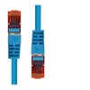 Image de ProXtend - Cordon de raccordement - RJ-45 (M) pour RJ-45 (M) - 20 m - 5.8 mm - paire torsadée écrantée (F/UTP) - CAT 6 - moulé, sans crochet, bloqué - bleu