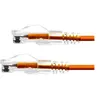 Image de ProXtend Ultra Slim - Cordon de raccordement - RJ-45 (M) pour RJ-45 (M) - 3 m - 3.6 mm - UTP - CAT 6 - sans halogène, moulé, sans crochet - orange