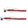 Image de ProXtend Ultra Slim - Cordon de raccordement - RJ-45 (M) pour RJ-45 (M) - 4 m - 3.6 mm - UTP - CAT 6 - sans halogène, bloqué - rouge