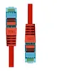 Image de ProXtend - Cordon de raccordement - RJ-45 (M) pour RJ-45 (M) - 75 cm - 6 mm - S/FTP - CAT 6a - IEEE 802.3at - sans halogène, moulé, sans crochet, bloqué - rouge