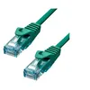 Image de ProXtend - Cordon de raccordement - RJ-45 (M) pour RJ-45 (M) - 50 cm - 6 mm - UTP - CAT 6a - IEEE 802.3at - sans halogène, moulé, sans crochet, bloqué - vert