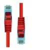 Image de ProXtend - Cordon de raccordement - RJ-45 (M) pour RJ-45 (M) - 5 m - 6 mm - UTP - CAT 6a - IEEE 802.3at - sans halogène, moulé, sans crochet, bloqué - rouge