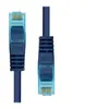 Image de ProXtend - Cordon de raccordement - RJ-45 (M) pour RJ-45 (M) - 15 m - 6 mm - UTP - CAT 6a - IEEE 802.3at - sans halogène, moulé, sans crochet, bloqué - bleu