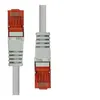 Image de ProXtend - Cordon de raccordement - RJ-45 (M) pour RJ-45 (M) - 7 m - 5.8 mm - paire torsadée écrantée (F/UTP) - CAT 6 - sans halogène, sans crochet, bloqué - gris
