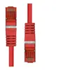 Image de ProXtend - Cordon de raccordement - RJ-45 (M) pour RJ-45 (M) - 15 m - 5.8 mm - paire torsadée écrantée (F/UTP) - CAT 6 - sans halogène, sans crochet, bloqué - rouge