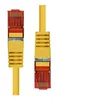 Image de ProXtend - Cordon de raccordement - RJ-45 (M) pour RJ-45 (M) - 15 m - 5.8 mm - paire torsadée écrantée (F/UTP) - CAT 6 - sans halogène, sans crochet, bloqué - jaune