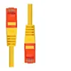 Image de ProXtend - Cordon de raccordement - RJ-45 (M) pour RJ-45 (M) - 10 m - 6 mm - UTP - CAT 6 - sans halogène, sans crochet, bloqué - jaune