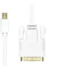 Image de ProXtend - Câble adaptateur - Mini DisplayPort (M) pour DVI-D (M) - 1 m - support 1080 p 60 Hz - blanc