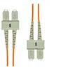 Image de ProXtend - Cordon de raccordement - SC/UPC multimode (M) pour SC/UPC multimode (M) - 3 m - 2 mm - fibre optique - duplex - 125 microns - OM2 - sans halogène - orange
