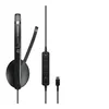 Image de EPOS I SENNHEISER ADAPT 160T USB-C II - ADAPT 100 Series - micro-casque - sur-oreille - filaire - USB-C - noir - Certifié pour Microsoft Teams Optimisé pour la CU