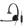 Image de EPOS IMPACT 100 Series - Micro-casque - sur-oreille - filaire - USB-A, USB-C - noir - Certifié pour Microsoft Teams