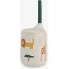 Image de Gobelet en silicone avec paille Ellis - beige TU