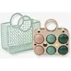 Image de Kit de pétanque + panier Emmett vert TU