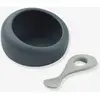 Image de Sparia bol+cuillère silicone bleu TU
