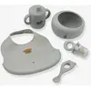 Image de Mileah coffret repas silicone bleu ciel TU