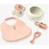 Image de Mileah coffret repas silicone rose poudré TU