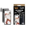 Image de CARE by PanzerGlass - Pack de protection 3 en 1 - boîtier de protection coque de protection pour téléphone portable - robuste - vaisseau amiral - polyéthylène téréphtalate (PET), verre trempé (super+), 100 % de polycarbonate recyclé, polyuréthan