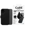 Image de CARE by PanzerGlass Tango - Étui à rabat pour téléphone portable - compatibilité avec MagSafe - cuir vegan - noir - pour Apple iPhone 17