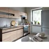 Image de JUNONA Cuisine complete avec éclairage LED et plan de travail L 2m40 - Décor chene sonoma