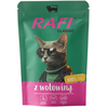 Image de 10x100g Boeuf Rafi Cat Classic nourriture humide pour chats