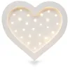 Image de LITTLE LIGHTS Lampe Veilleuse Coeur Blanc