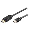 Image de Akyga - Câble adaptateur - DisplayPort mâle pour HDMI mâle - 1.8 m - noir