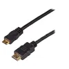 Image de Akyga - Câble HDMI avec Ethernet - HDMI mâle pour 19 pin mini HDMI Type C mâle - 1 m - noir