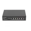 Image de Lanberg RSFE-4P-2FE-60 commutateur rÃ©seau Fast Ethernet (10/100) Connexion Ethernet, supportant l'alimentation via ce port (PoE) 1U Noir