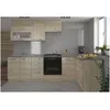 Image de LASSEN CUISINE COMPLETE DANGLE 240X165 CM AVEC PLAN DE TRAVAIL - DECOR CHENE SONOMA