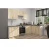 Image de Stolarz Lempert Sara Cuisine Complete Modulable - Angle Réversible - 7 Éléments - Décor Chene Sonoma - L270 X L148 Cm - Plan De Travail Non Inclus
