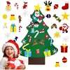 Image de Sapin de NoÃ«l avec Ornements Amovibles en Feutre DIY DÃ©coration de NoÃ«l