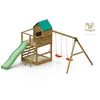 Image de Aire De Jeux Jarcas + BalanÃ§oire Double + Toboggan Vert