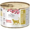 Image de 6 x 185 g Natural Urinary 4Vets, nourriture humide pour chats