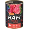 Image de 24x400g Rafi Adult, avec du boeuf, nourriture humide pour chiens