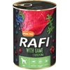 Image de 24x400g Rafi Adult, avec du cerf, nourriture humide pour chiens