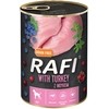 Image de 24x400g Rafi Adult, avec de la dinde, nourriture humide pour chiens