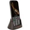 Image de Myphone Téléphone Senior Double SIM boutons SOS grand écran et Socle de charge Myphone Marron