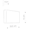 Image de Applique Haga En MÃ©tal, Up & Down, Graphite