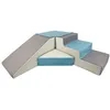 Image de Set de 4 blocs en mousse pour le jeu blanc bleu clair gris