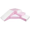 Image de Set de 4 blocs en mousse pour le jeu blanc rose (pastel)