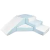 Image de Set de 4 blocs en mousse pour le jeu blanc bleu (pastel)