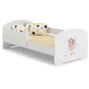 Image de Lit Enfant + Matelas + Barriere De Securite 160x80