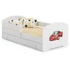 Image de Lit Enfant + Tiroir + Matelas + Barriere De Securite 140x70