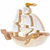 Image de LITTLE LIGHTS Lampe Veilleuse Navire Brun