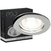 Image de Spot de plafond encastrable ZIVA Chrome IP20 rond EDO777309 EDO