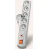 Image de Multiprise avec interrupteur : 5 prises, cable de 1,5 m, grise