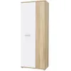 Image de Armoire A Chaussures Style Contemporain Décor Chene Sonoma Et Blanc Mat - L 69 Cm